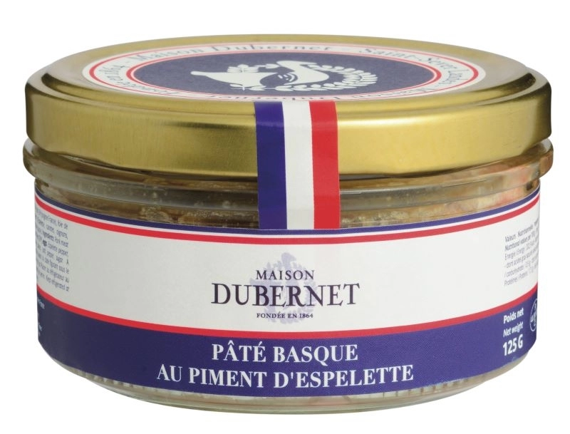 Pate Basque De Porc Cu Piper Espelette Maison Dubernet 125g 0